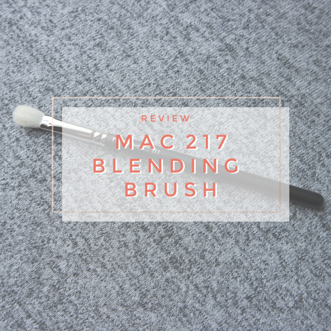 mac 217 blending makeup brush review
