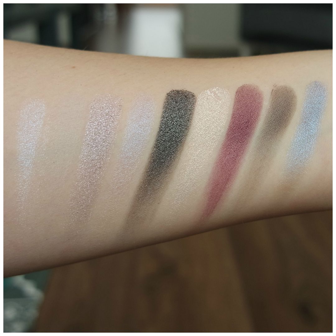 essence hello new york eyeshadow palette review swatch cool toned