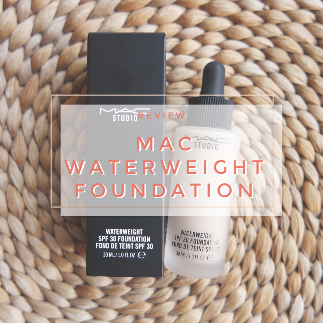 mac waterweight foundation nc15 review swatch