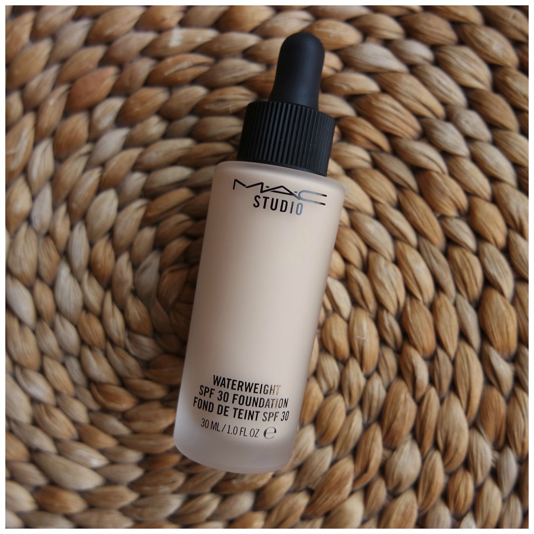 mac waterweight foundation nc15 review swatch