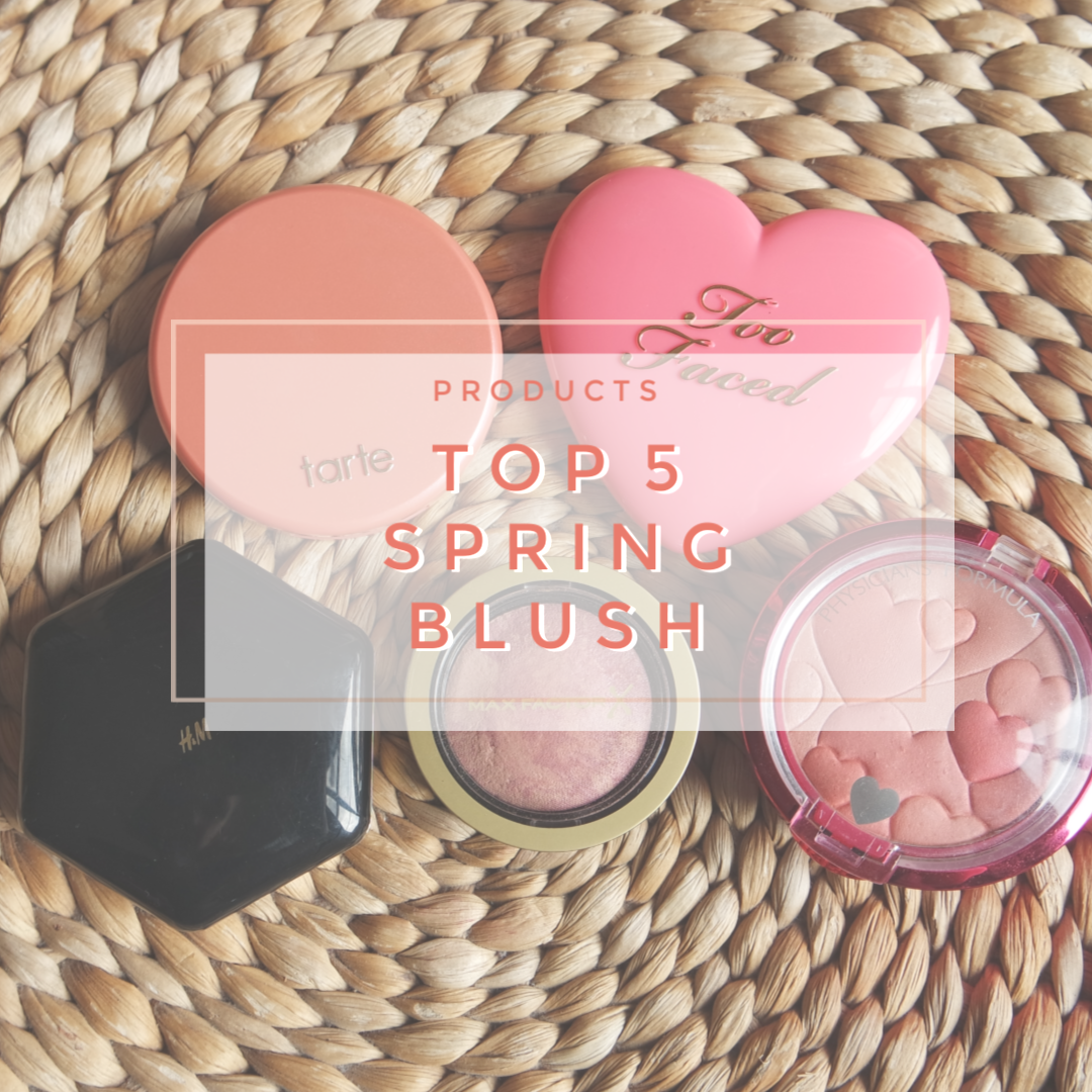 top 5 spring blush