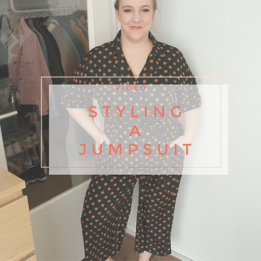 styling a jumpsuit how to style fashion outfit look pretty little thing asos polka dot boilersuit
